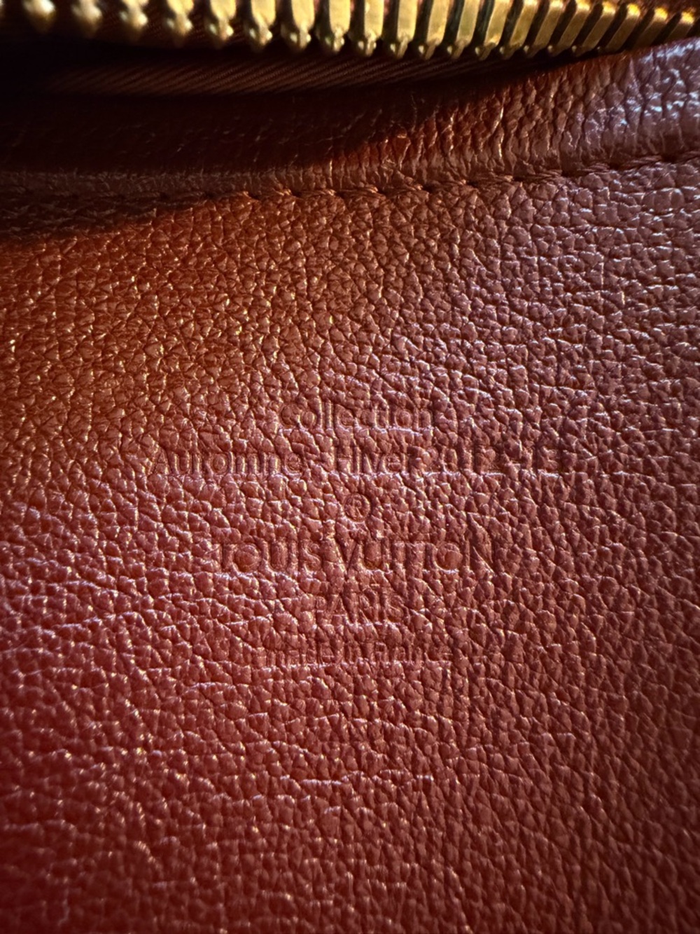 Louis Vuitton Bordeaux Golden Arrow View 3
